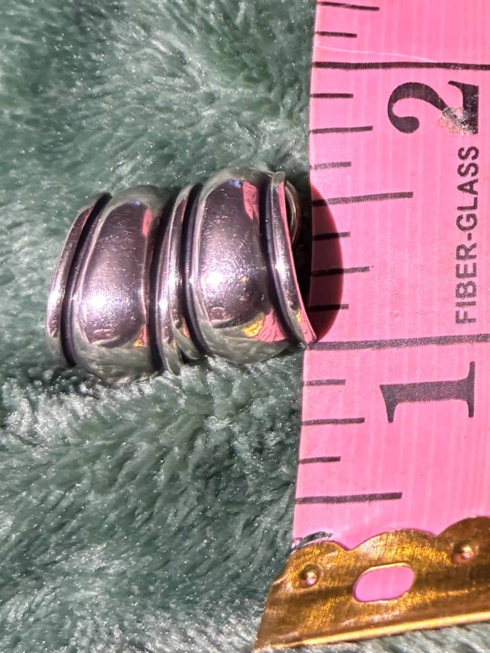 RETIRED James Avery Sterling Silver Christina French Clip Earrings